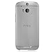 Fosmon DURA-CANDY Glossy Ultra SLIM-Fit Case Flexible Cover for HTC One M8 (2014) - Retail Packaging (Clear)