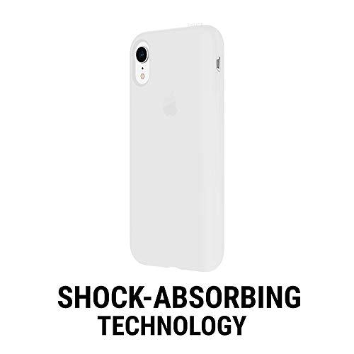 Enflamo Soft Silicone Fitted Skin Case Back Cover for iPhone XR (White)