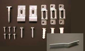20 SECURITY HANGER HARDWARE Kits for Art Picture Frame Mirror Secure Safe Hanging Installation with FREE Wrench by Security Hangers