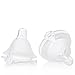 Evenflo Feeding Balance Plus Wide Neck Nipples for The Balance Plus Wide Neck Baby Bottles - Helps Reduce Colic - Medium Flow, 6 Months and Up (Pack of 2) primary