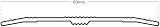 FloorPro 61mm Wide Carpet Metal Cover Trim Door Bar Threshold Grey view 2