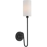 Quorum Lighting 597-1-59 Charlotte Wall Mount, 1-Light 60 Watts, Matte Black