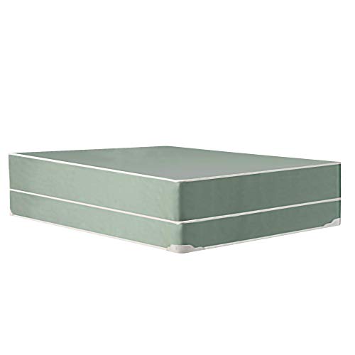 Continental Sleep, 8-Inch Fully Assembled Waterproof Vinyl System Innerspring Mattress and 8-inch Box Spring/Foundation Set, Full Size
