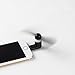 MADHOLLY USB Phone Fan, Fashion Portable Mini USB Fan (iPhone Black 3 pack)