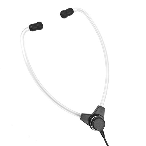 ECS-SH-50-SAET 3.5 mm Stetho Style Transcription Headset with Soft Antimicrobial Eartips