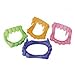 Fun Express - Soft Plastic Neon Teeth for Halloween - Apparel Accessories - Costume Accessories - Bulk Accessories - Halloween - 144 Pieces