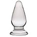 AKStore Crystal Glass Butt Plug Adult Toys Sex Toys G-spot Stimulator Crystal Glass Pleasure Wand Anal Plug for Couple(1 Style)