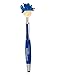 Live Happy Mop Topper Screen Cleaner Stylus Pen - Fun Pen For Kids and Adults (Blue Colored Pen with Black Ink)
