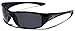 Small Polarized Sport Fishing Driving Running Sunglasses - Black & Gray