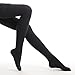 Fytto 1026 Women’s Compression Pantyhose, 15-20mmHg Support Hosiery, Flight Stockings – Improved Leg Circulation & Comfort for Professionals & Travelers, Anti-Swelling Relief, Large, Black