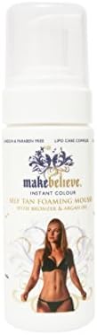 Makebelieve Self Tan Foaming Mousse with Bronzer and Argan Oil