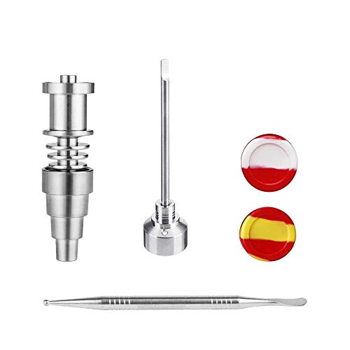 Wax Carving Tool, Titanium Cap Wax Tool, Silicone Jar Tool Fits for 16mm Heater Coil