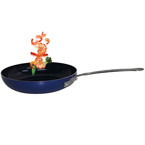 Frying Pan, Non-stick Frying Pan Ceramic Nonstick Metal Utensil Open Frypan Kitchen Utensil By Ikevan (A 20cm)