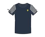 Puma Men's Ferrari Scuderia Tee Shirt-Dress Blues-Medium