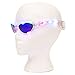 2-Pack of Flashing Panda LED Light-Up Flashing Party Raver Full-Frame Sunglasses Shades, Multi-Color