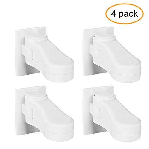 Door Lever Lock Baby Proofing Door handle Lock,Childproofing Door Knob Lock,Adhesive Door Handle Simple Install No Tools Needed (4 pack)