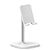UGREEN Cell Phone Stand for Desk Adjustable Phone Holder Cradle Office Desk Accessories Weighted Base Compatible with iPhone 15 Pro/14 Plus/13/12 Pro Max/11/SE/XS/XR/Samsung Galaxy S23 White