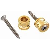 2 Buttons Only for Schaller Strap Locks Gold Allparts AP-0682-002