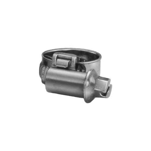 Precision Brand Miniature Metric Smooth Band Worm Gear Hose Clamp, 12mm - 18mm (Pack of 10)