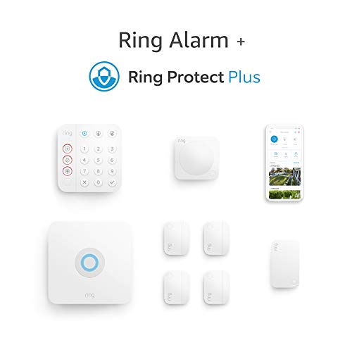 Ring Alarm 8piece kit (2nd Gen) + Ring Protect Plus Plan with monthly