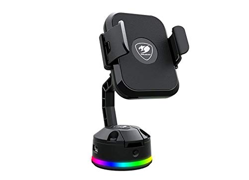 Cougar Bunker M RGB Phone Stand with QI Wireless Charging and 2 USB 2.0