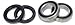Yamaha YFZ350 Banshee Rear Axle Wheel Bearings and Seals Kit 1989 1990 1991 1992 1993 1994 1995 1996 1997 1998 1999 2000 2001 2002 2003 2004 2005 2006