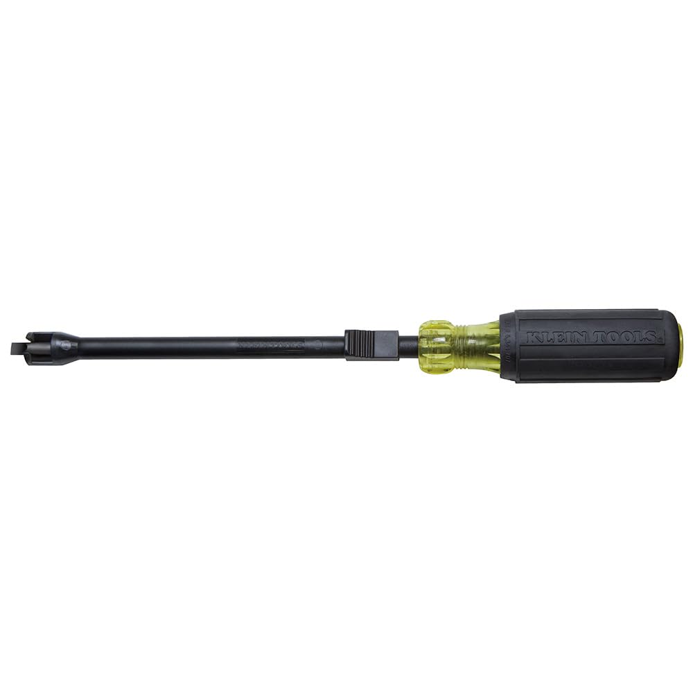 Klein 32215 Gripping Screwdriver Cushion-Grip, Black, 7-Inch