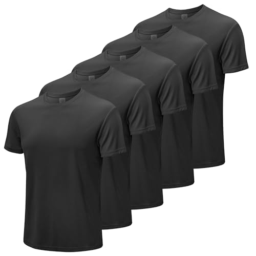MEETWEE Men's Tank Top Short Sleeve T-Shirt for Men, Summer Sports for Gym Fitness Quick Drying Breathable Functional Training T-Shirt