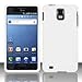 Samsung Infuse 4G i997 (AT&T) Rubber Touch White Premium Design Hard Cover Case