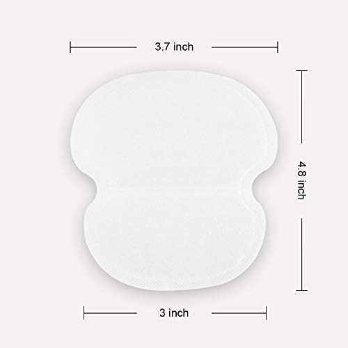 Underarm Sweat Pads - MASWATER Armpit Underarm Shields Fight Hyperhidrosis for Men and Women[ 50 Pack /25 Pairs ] Disposable Dress Guards/Shields, Sweat Free Armpit Protection/White - Thumbnail 5
