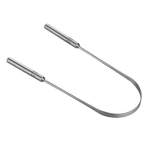 image for 2 Pack Tongue Scraper Cleaner by Samy Plus- Surgical Grade Stainless S