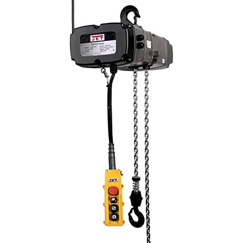 JET 3-Ton Two-Speed Electric Chain Hoist, 10' Lift, 3Ph 460V (Model TS300-460-0…