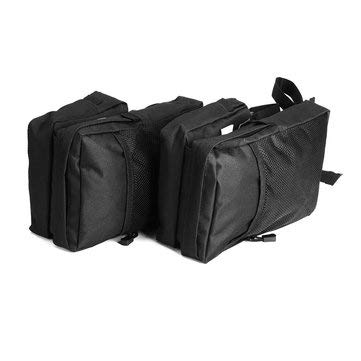 Pair 600D Black Waterproof Storage Hunting Fender Bags For UTV 4-Wheeler - Motorcycle ATV Parts