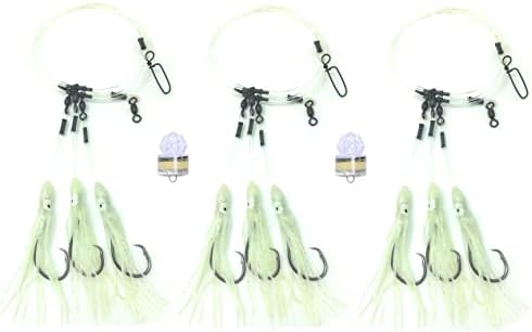Tilefish Rigs End Game Tackle Company Tilefish Rig 3 Pack with 2 LED Deep Drop Lights ...