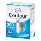 Bayer Contour Blood Glucose, 200 Test Strips