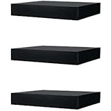 Amazon.com: Ikea Lack Floating Long Wall Shelf ,Black