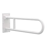 Moen R8960FDW 30-Inch Flip-Up Screw-In Bath Safety Screw-In Bathroom Grab Bar, Glacier