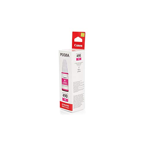 Canon Magenta Ink Bottle, 0665C001 (Magenta Ink Bottle) - Compatible with PIXMA G3400, G2400, G1400, G4400, G1411, G2411, G3411, G4411, G4410, G3410, G2410, G1410
