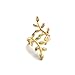Voberry Vogue Lady Women's Party Tassels Heart Crystal Dangle Drop Long Earrings (Gold)