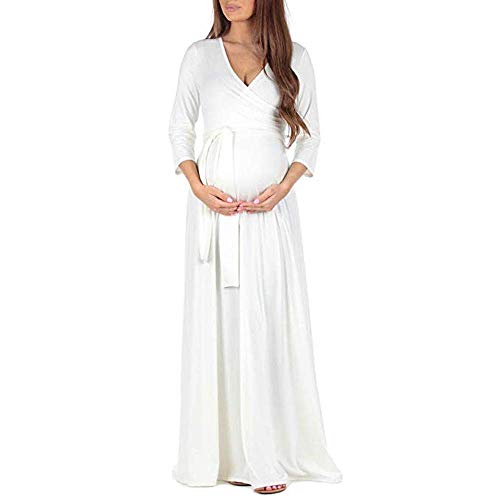 elegant night dress code carnival Flowing Pleated Blue Maternity Gown for Photoshoot Elegant Off Shoulder Pregnancy  Dress with Long Train YW250071 – yewendress main image 0