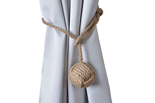 ROORKEE Instruments (India) Beautiful Curtain Tiebacks, Natural Soft ...