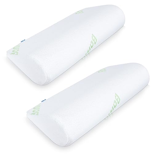 View 1 of COOLBEBE Cervical Neck Pillows for Pain Relief, 2PCS Memory Foam Support Pillows for Bolster, Neck Roll Pillow for Sleeping and Spine Protecting(2pack)