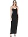 VETIOR Women Plus Size Slip Dress Adjustable Spaghetti Strap Dresses for Women Black