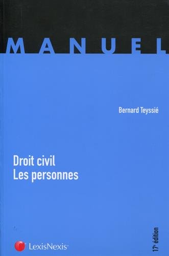 Droit civil, les personnes