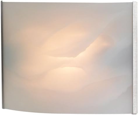 Alico Lighting BV711-6-16 Vanity, Stainless Steel Finish with White Alabaster Glass Shades