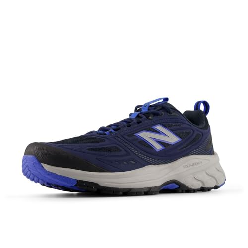 New Balance Men's 410 V9 Trail Running Shoe, Nb Navy/Blue Bird, 14 XW