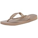 Havaianas Women's Top Metallic Flip Flop, Rose Gold, 39 BR/9-10 M US