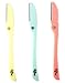 GABRIELLA Rose Womens Folding Eyebrows & Facial Razor w/ DORCO Blade  (Quantity: 36 Razors Box)