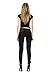 Suko Ponte Leggings for Women with Sexy Faux Leather 17170 Black 2