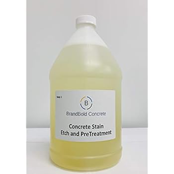 BrandBold Brilliance Concrete Acid Stain Pre-Treatment Etch and Clean - Step 1